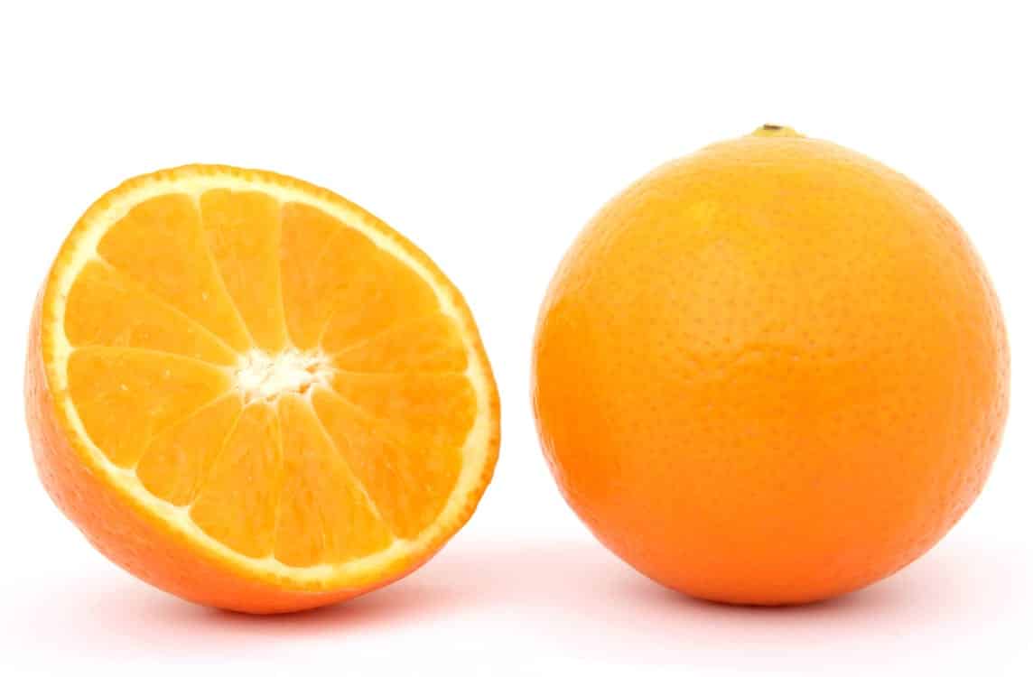 תפוז עם הרבה ויטמין B9 חומצה פולית